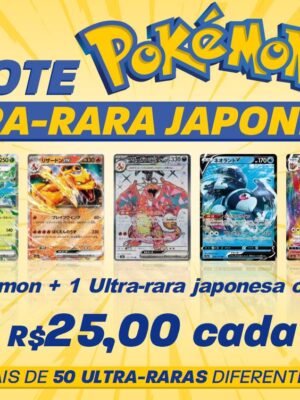 Pacote Pokémon Com Ultra-Rara Japonesa Garantida!