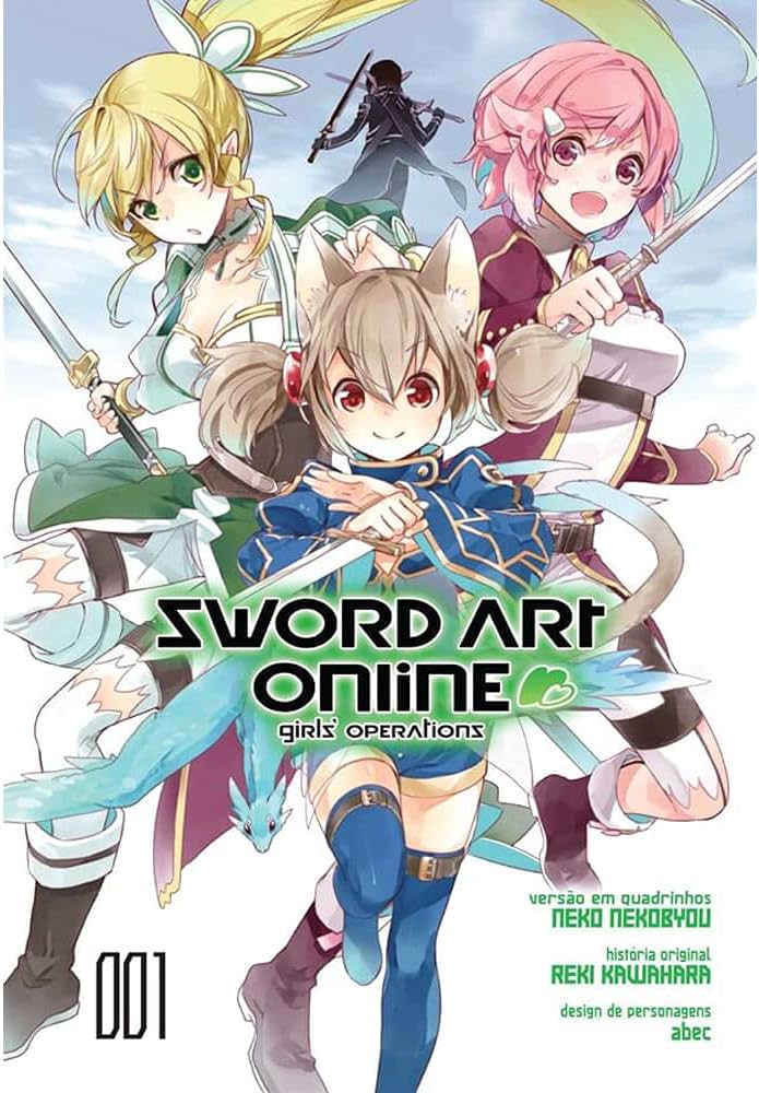 Sword Art Online Girl's Operation Pacote 1 ao 6